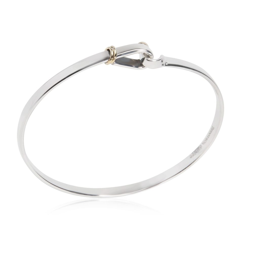 Tiffany & Co. Hook Bangle in 18K Yellow Gold/Sterling Silver - Picture 3 of 4